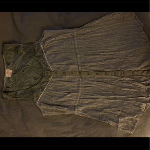 Free people sheer sleeveless blouse